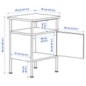 IKEA GRÅFJÄLLET ГРЭФЬЕЛЛЕТ, тумба прикроватная, антрацит, 45x36x59 см 205.702.21 фото thumb №8