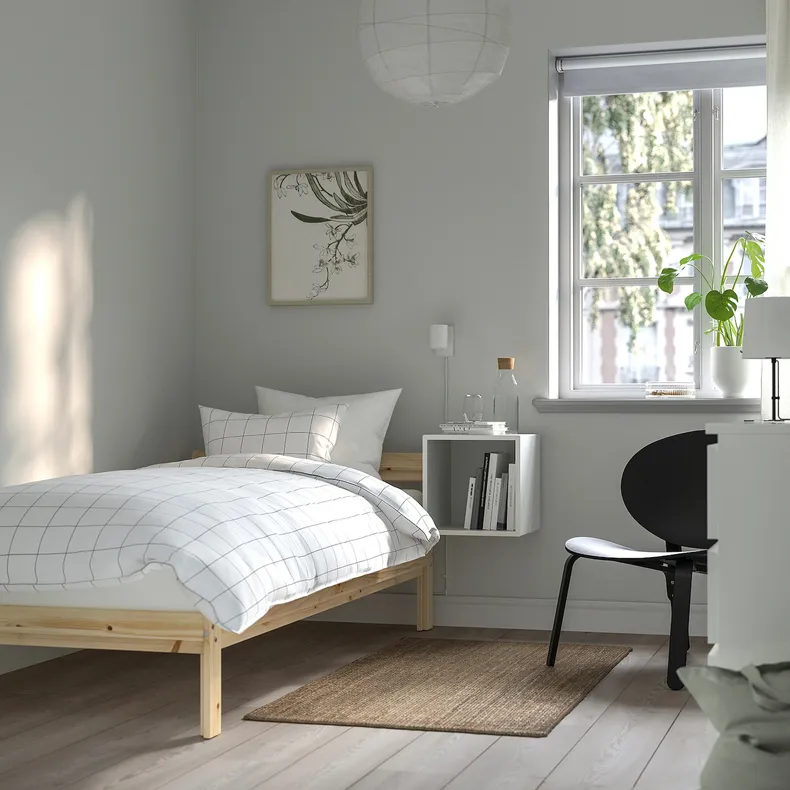 IKEA NEIDEN НЕЙДЕН, каркас кровати, сосна / Линдбоден, 90x200 см 494.960.04 фото №2