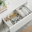 IKEA BESTÅ БЕСТО, комбинация для хранения с ящиками, белый / Сельсвикен глянцевый / белый, 180x42x65 см 793.251.95 фото thumb №5