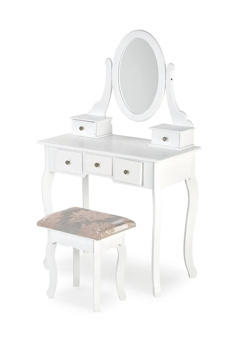 Туалетный столик HALMAR SARA 80x40 см, белый фото №4