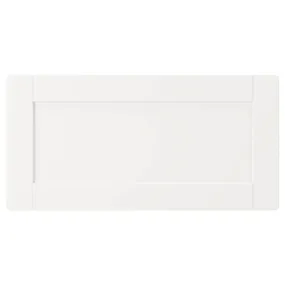 IKEA SMÅSTAD СМОСТАД, фронтальная панель ящика, белая / белая рама, 60x30 см 804.341.17 фото