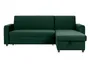 BRW Двосторонній розкладний кутовий диван Kirsten IV з ящиком для зберігання велюровий зелений, Веллуто 27 NA-KIRSTEN_IV-2F.URCBK-G2_BB0822 фото