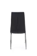 Кухонний стілець HALMAR K186 чорно-білий фото thumb №5