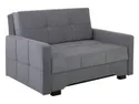 BRW Двухместный диван-кровать BRW BADO с ящиком для хранения, велюровый серый SO-BADO-2FBK-G2_BBA408 фото thumb №2