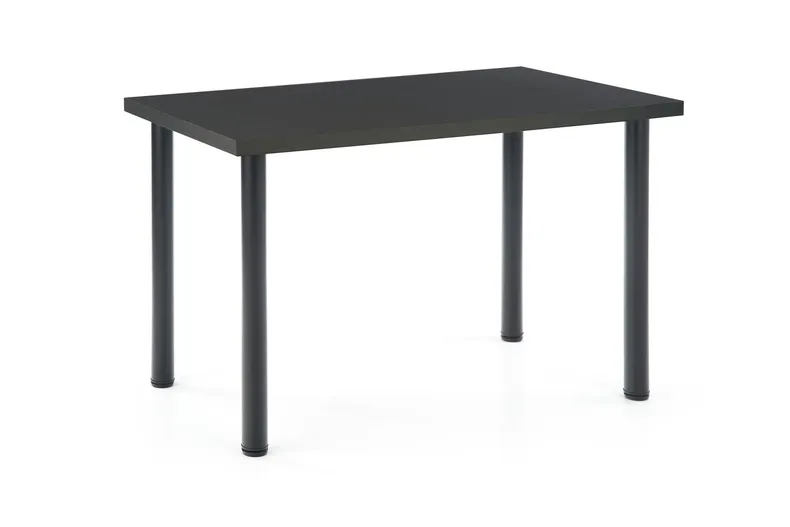 Кухонний стіл HALMAR MODEX 2 120x68 см колір стільниці - антрацит, ніжки - чорні фото №1
