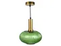 BRW Підвісна лампа з норфолкського скла зелена 093039 фото