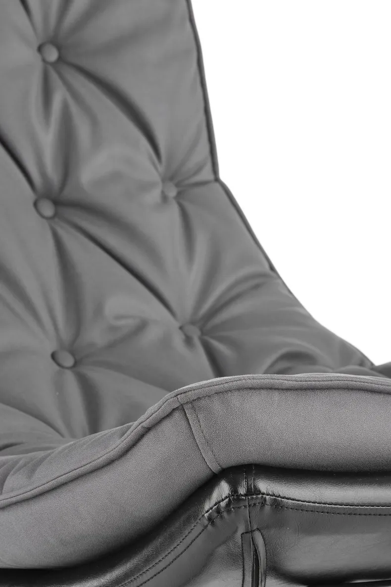 Кресло-качалка HALMAR INDIGO серый - черный фото №6