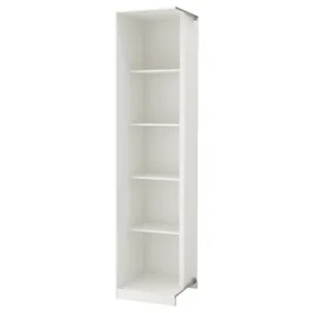 IKEA PAX ПАКС, доп угл модуль д / гардероба / 4 полки, белый, 53x58x236 см 303.469.34 фото