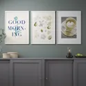 IKEA BILD БИЛЬД, постер, доброе утро, 50x70 см 205.274.59 фото thumb №2