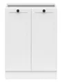 BRW Двухдверный кухонный шкаф Junona Line 60 см белый, белый D2D/60/82_BBL-BI/BI фото