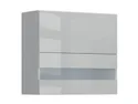 Кухонный шкаф BRW Top Line 80 см с навесным стеклянным шкафом серый глянец, серый гранола/серый глянец TV_G2O_80/72_OV/O-SZG/SP фото thumb №2