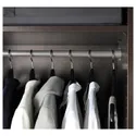IKEA KOMPLEMENT КОМПЛЕМЕНТ, штанга для одягу, темно-сірий, 75 см 002.569.44 фото thumb №3