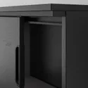 IKEA GALANT ГАЛАНТ, комбінація для зберіг з розсув двер, шпон з мореного ясена чорного кольору, 320x120 см 692.856.18 фото thumb №3
