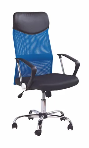 Кресло компьютерное офисное вращающееся HALMAR VIRE синий фото