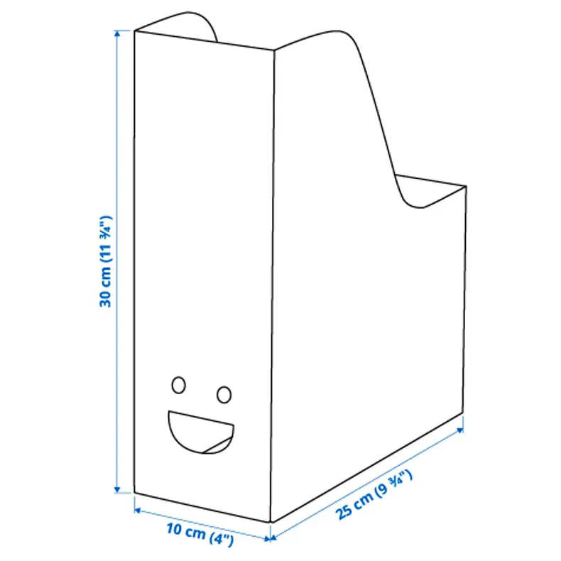 IKEA TJABBA ТЙАББА, підставка для журналів, білий 104.924.55 фото №9