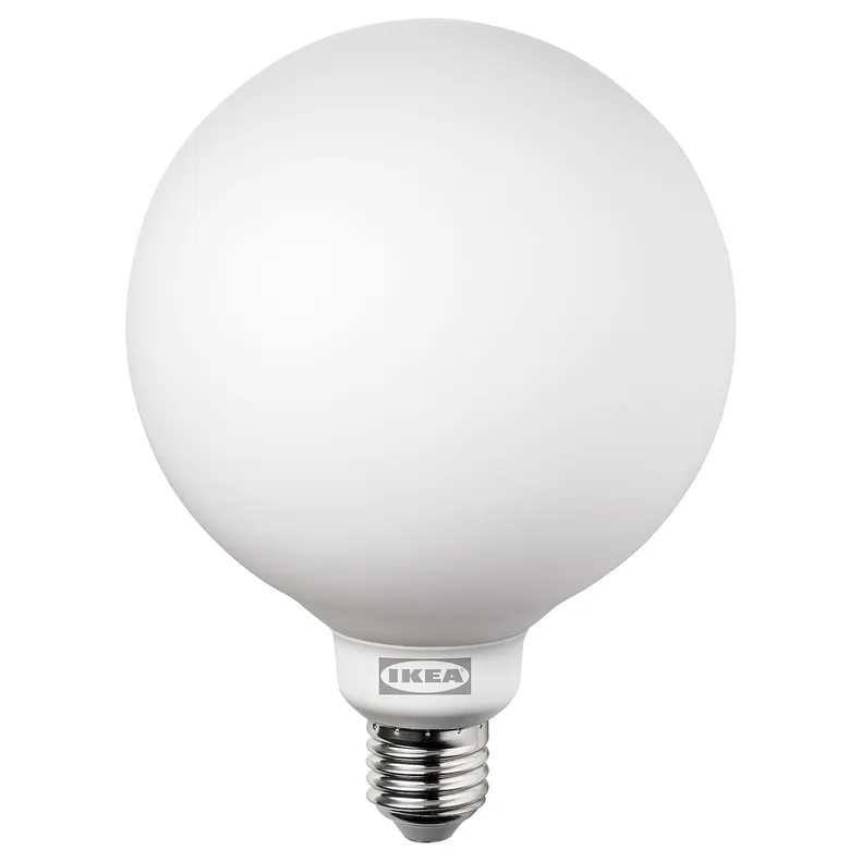 IKEA TRÅDFRI ТРОДФРІ, LED лампа E27 470 лм, інтелектуальна бездротова сфера тонованого / білого спектру 204.413.33 фото №1