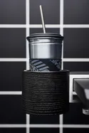 IKEA LÅNESPELARE ЛОНЕСПЕЛАРЕ, чашка з кришкою та соломинкою, чорний 405.078.46 фото thumb №3