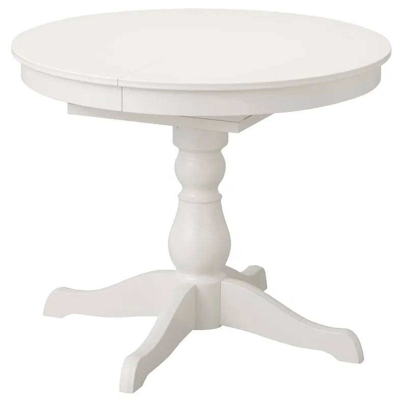 IKEA INGATORP ІНГАТОРП, розкладний стіл, білий, 90 / 125 см 304.917.75 фото №1
