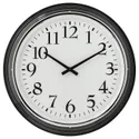 IKEA BRAVUR БРАВУР, настенные часы, низкое напряжение / черный 605.404.73 фото thumb №1