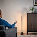 IKEA PILSKOTT ПІЛЬСКОТТ, LED торшер, розумний чорний 904.781.20 фото thumb №3