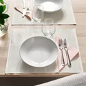 IKEA GODMIDDAG ГОДМИДДАГ, тарелка глубокая, белый, 23 см 604.797.05 фото thumb №4