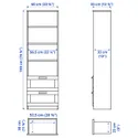 IKEA BRIMNES БРИМНЭС, стеллаж, белый, 60x190 см 903.012.25 фото thumb №3