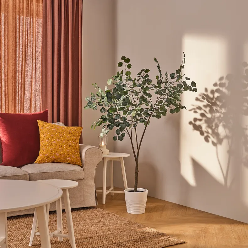 IKEA FEJKA ФЕЙКА, штучна рослина в горщику, кімнатний/вуличний евкаліпт, 19 см 605.825.14 фото №2