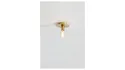 BRW Металевий стельовий світильник Piatto в золотому кольорі 089017 фото thumb №2
