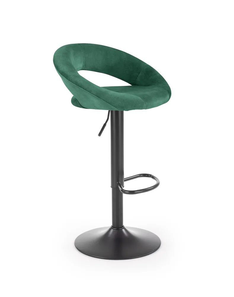 Барный стул HALMAR H102 хокер темно-зеленый фото №1