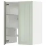 IKEA METOD МЕТОД, навесной шкаф д / вытяжки / полка / дверь, белый / светло-зеленый, 60x80 см 595.045.41 фото