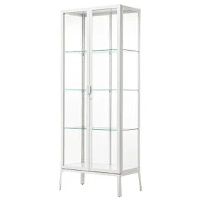 IKEA MILSBO МІЛЬСБУ, шафа зі скляними дверцятами, білий, 73x175 см 003.964.16 фото