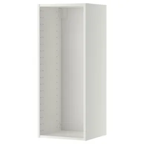 IKEA METOD МЕТОД, каркас шафи навісної, білий, 40x37x100 см 502.055.32 фото