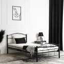 Кровать односпальная металлическая MEBEL ELITE GRIFFIN, 90x200 см, Черный фото thumb №2