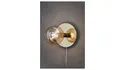 BRW Настенный светильник Disc metal gold 086876 фото thumb №2