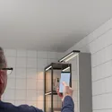 IKEA SILVERGLANS СИЛВЕРГЛАНС, светодиодная подсветка для ванной, Антрацит может быть затемнен, 40 см 305.286.70 фото thumb №4