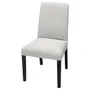 IKEA BERGMUND БЕРГМУНД, стілець, чорний / ОРРСТА світло-сірий 593.859.77 фото