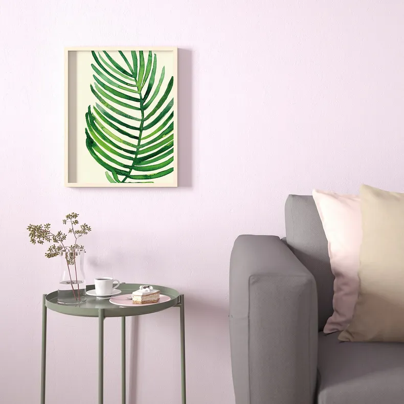 IKEA BILD БИЛЬД, постер, Лист тропической пальмы II, 40x50 см 704.420.71 фото №3