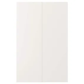 IKEA VEDDINGE ВЕДДІНГЕ, 2 дверцят для кутової підлог шафи, білий, 25x80 см 702.082.33 фото