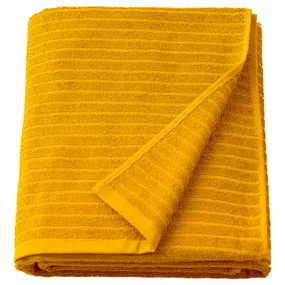 IKEA VÅGSJÖN ВОГШЁН, простыня банная, золотисто-жёлтый, 100x150 см 205.495.07 фото