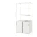 IKEA TROTTEN ТРОТТЕН, шафа з розсувними дверцятами, білий, 80x55x180 см 804.747.59 фото thumb №1