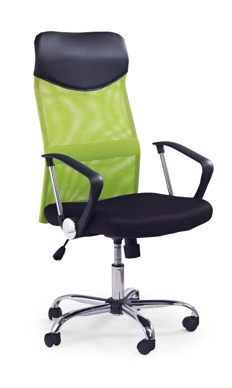 Крісло комп'ютерне офісне обертове HALMAR VIRE зелений фото №1