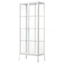 IKEA MILSBO МІЛЬСБУ, шафа зі скляними дверцятами, білий, 73x175 см 003.964.16 фото