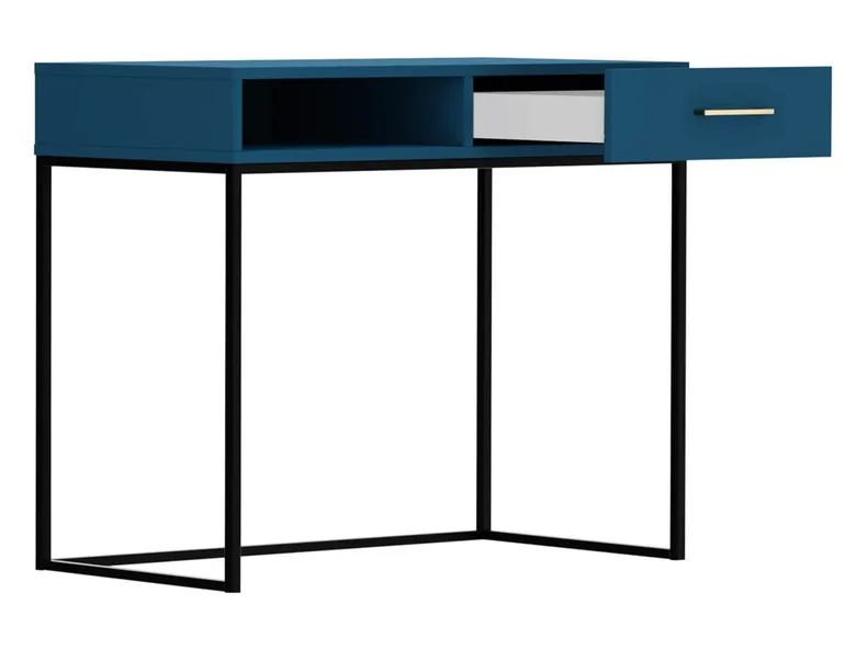Письмовий стіл BRW Modeo, 100х55 см, синій BIU1S_10-BLC/BLC фото №3