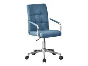 BRW Вращающееся кресло Cosmo из темно-синей ткани OBR-COSMO-TK-GRANAT фото