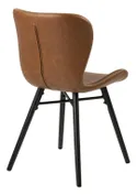 BRW М'який стілець Bago коньячний / чорний, коричневий/чорний PU_691B фото thumb №5