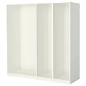IKEA PAX ПАКС, 3 каркаса гардеробов, белый, 200x58x201 см 198.953.39 фото thumb №1