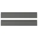 IKEA VOXTORP ВОКСТОРП, фронтальная панель ящика, тёмно-серый, 60x10 см 304.541.03 фото thumb №1