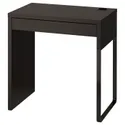 IKEA MICKE МІККЕ, письмовий стіл, чорно-коричневий, 73x50 см 202.447.47 фото thumb №1