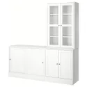 IKEA HAVSTA ХАВСТА, комбинация для хран с раздв дверц, белый, 202x47x212 см 395.348.36 фото thumb №1