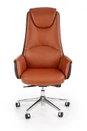 Кресло компьютерное, офисное вращающееся HALMAR CALVANO : темно-коричневый/светло-коричневый фото thumb №11
